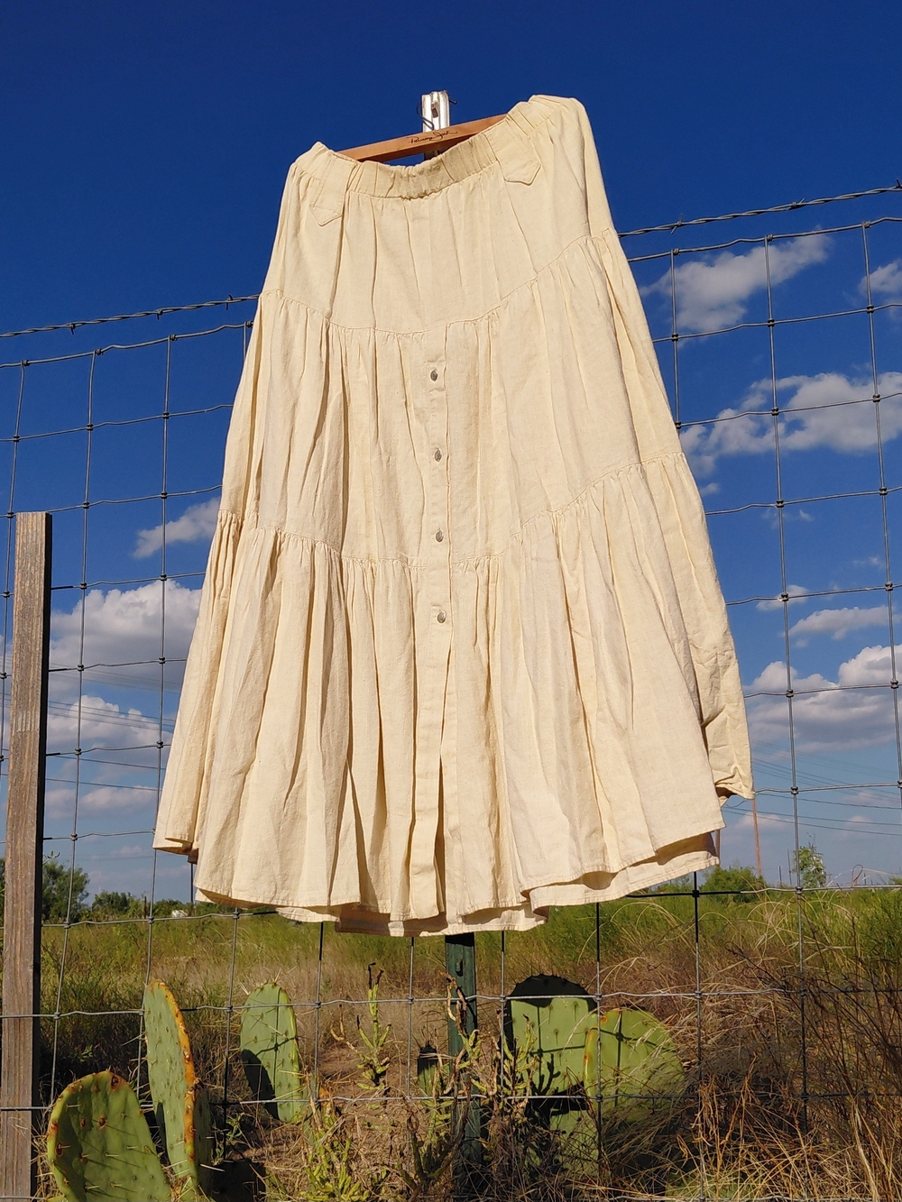 Vintage 80s Desert West by Sherry Holt Maxi Skirt One Size - Picture 15 of 15